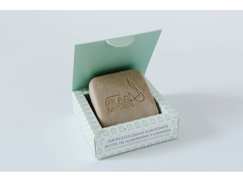 Jabón facial piel sensible BIO con Almendra y Lavanda de Neathea