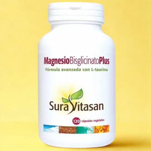 Magnesio Bisglicinato Plus 120 cápsulas |  Sura Vitasan