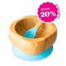 BOL BAMBOO AZUL +cuchara de ECO RASCALS