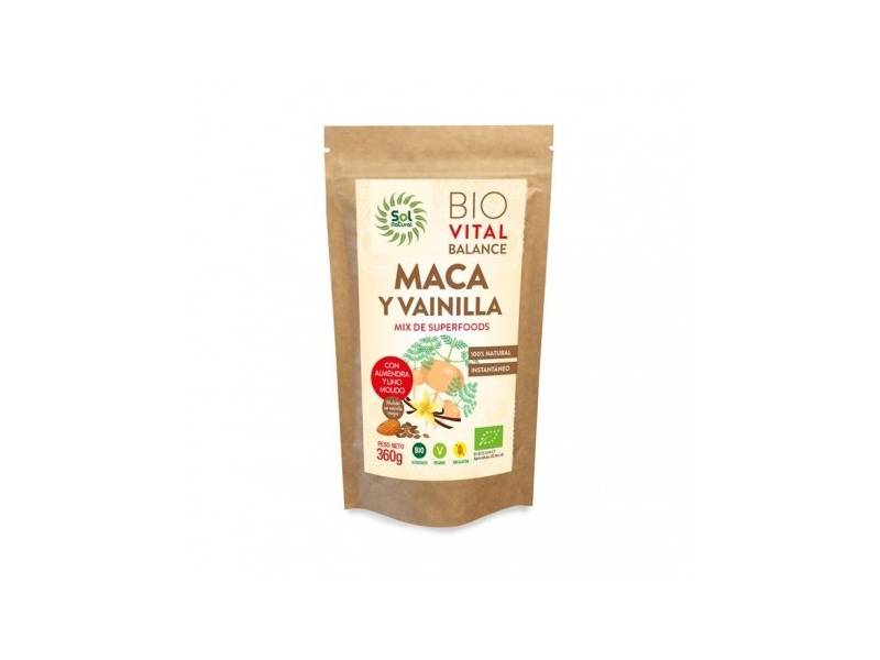 Vital Balance Maca y Vainilla BIO 360g, de Sol Natural