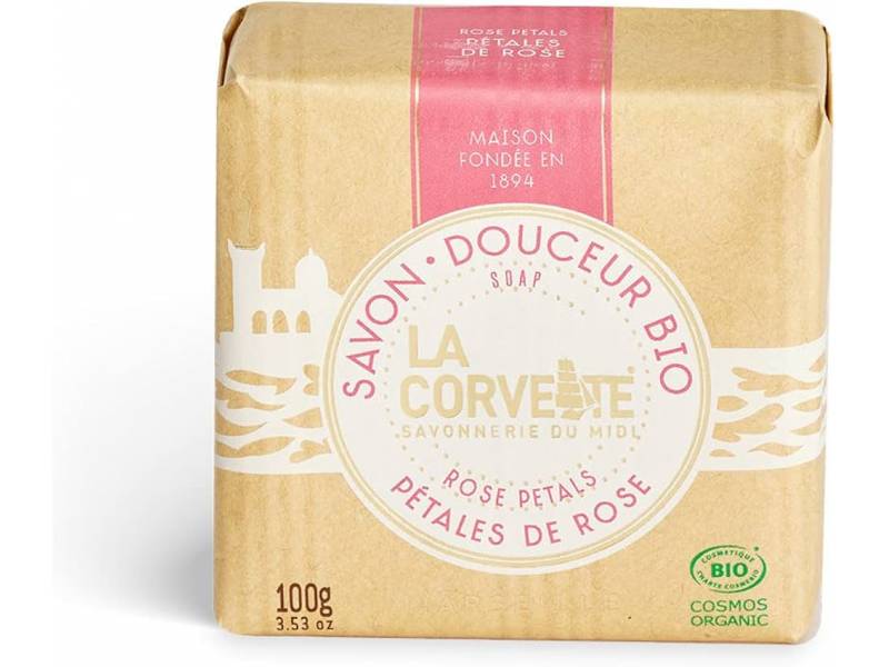 Jabón pastilla Bio Melocoton 100g, de La corvette