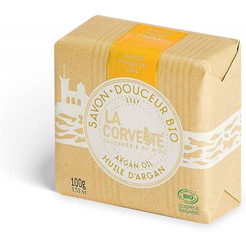 Jabón pastilla Bio ACEITE DE ARGÁN 100g, de La corvette