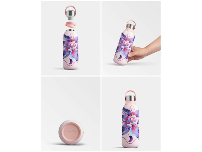 Botella SERIE 2 de Acero Inoxidable MAGNOLIA TWIST | Chilly´s